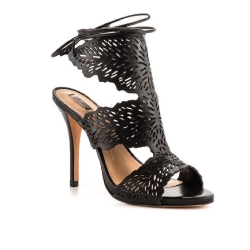 Schutz Garoa Black Cut Out Heels